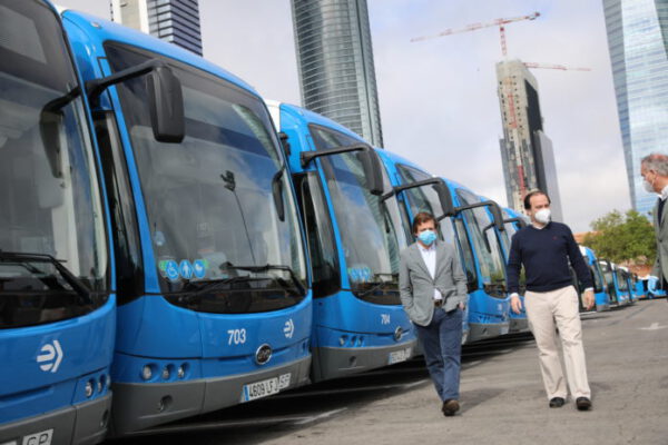 Madrid tendrá 100 autobuses cien por cien eléctricos en 2021