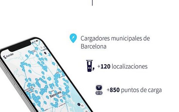 Los vehículos eléctricos de Barcelona podrán ser recargados utilizando la aplicación de Zunder