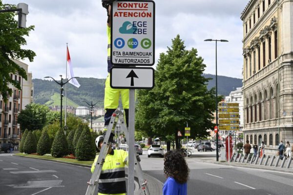 Bilbao activa el próximo lunes el sistema de multas por la Zona de Bajas Emisiones