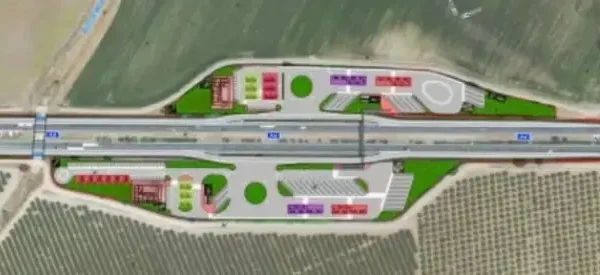 El Ejecutivo invertirá 16,3 millones en la instalación de una estación de carga eléctrica de alta velocidad en la A-4