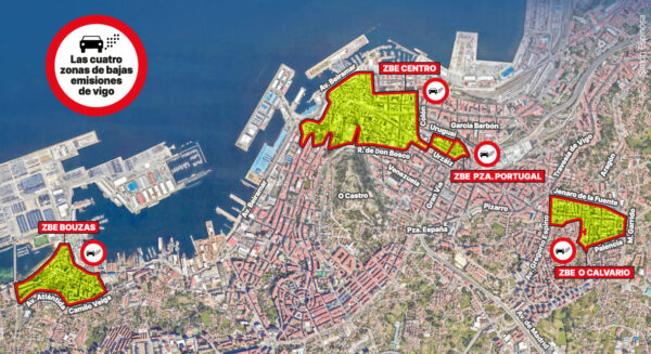 Vigo da luz verde al proyecto de Zonas de Bajas Emisiones